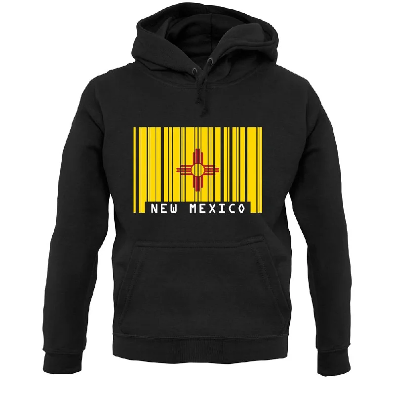 New Mexico  Barcode Style Flag Unisex Hoodie