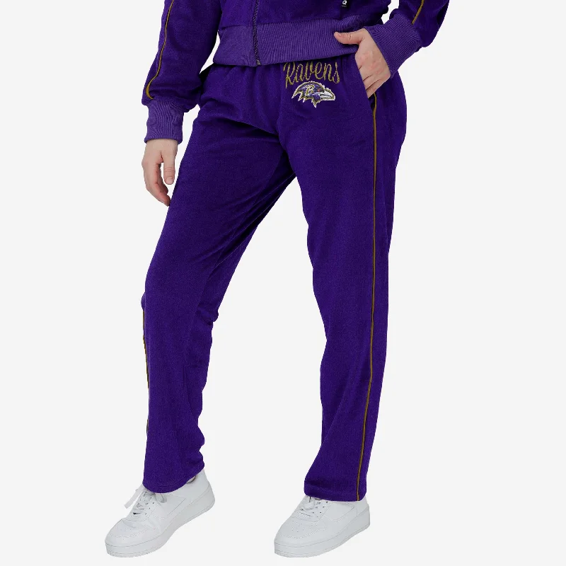 Baltimore Ravens Womens Velour Pants