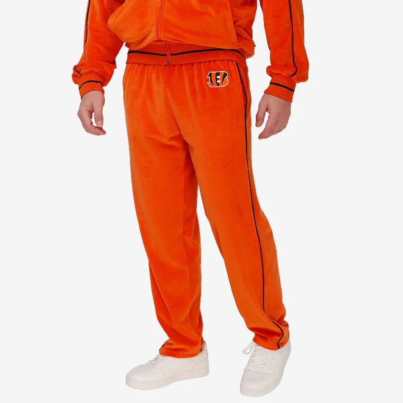 Cincinnati Bengals Orange Velour Pants