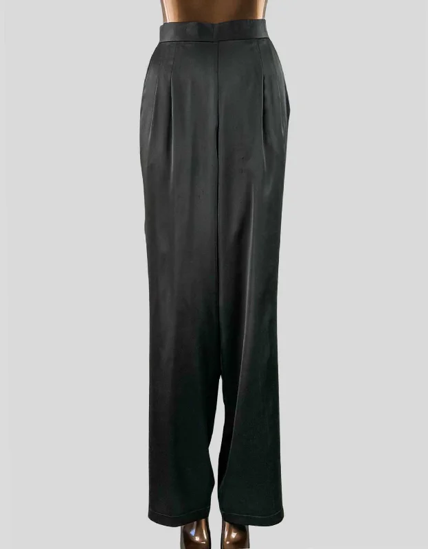 CHLOE KRYSTEN Satin Pants - Medium Elegant High-Waist Pants