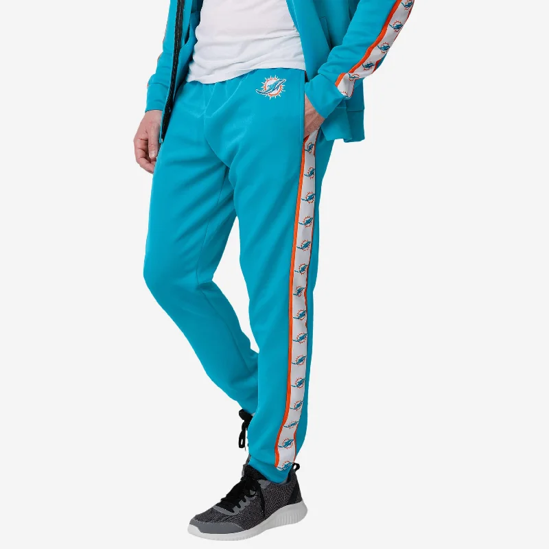 Miami Dolphins Stripe Logo Track Pants