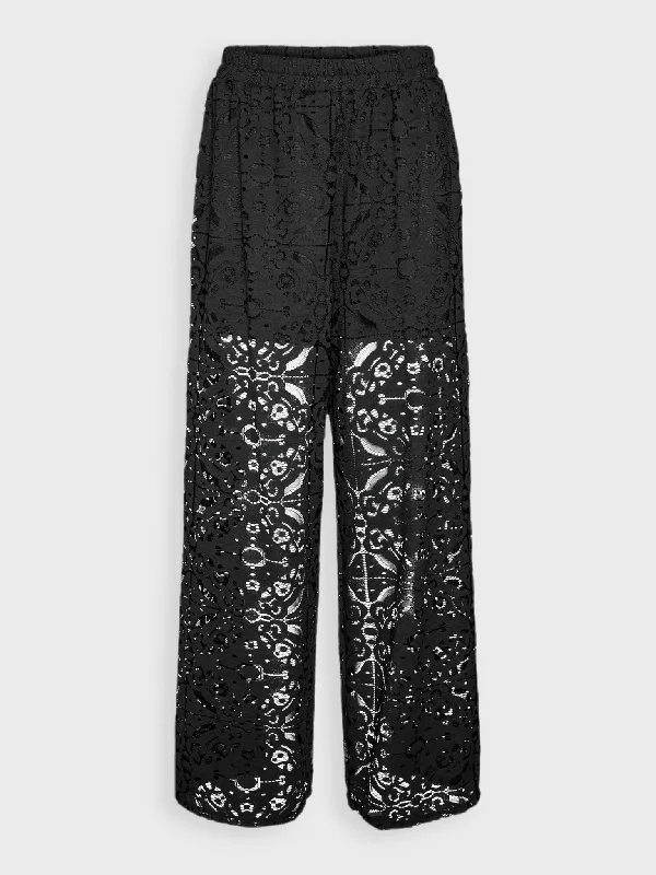 Γυναικείο παντελόνι δανδέλα VMLUNI HW LACE PANT WVN VIP 10326498 | 10326498 Soft Stretch Trousers Γυναικείο παντελόνι δανδέλα VMLUNI HW LACE PANT WVN VIP 10326498 | 10326498 Soft Stretch Trousers