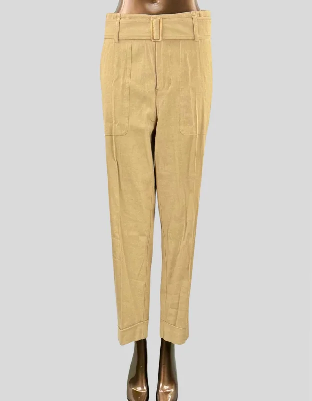 VINCE Wide-Leg Cotton Cargo Pants - Medium Trendy Printed Leggings