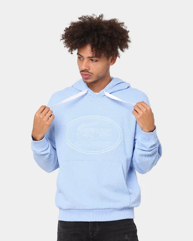 Lacoste Archive Logo Piqué Hoodie Nattie Blue