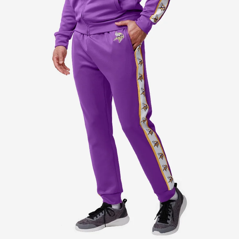 Minnesota Vikings Stripe Logo Track Pants