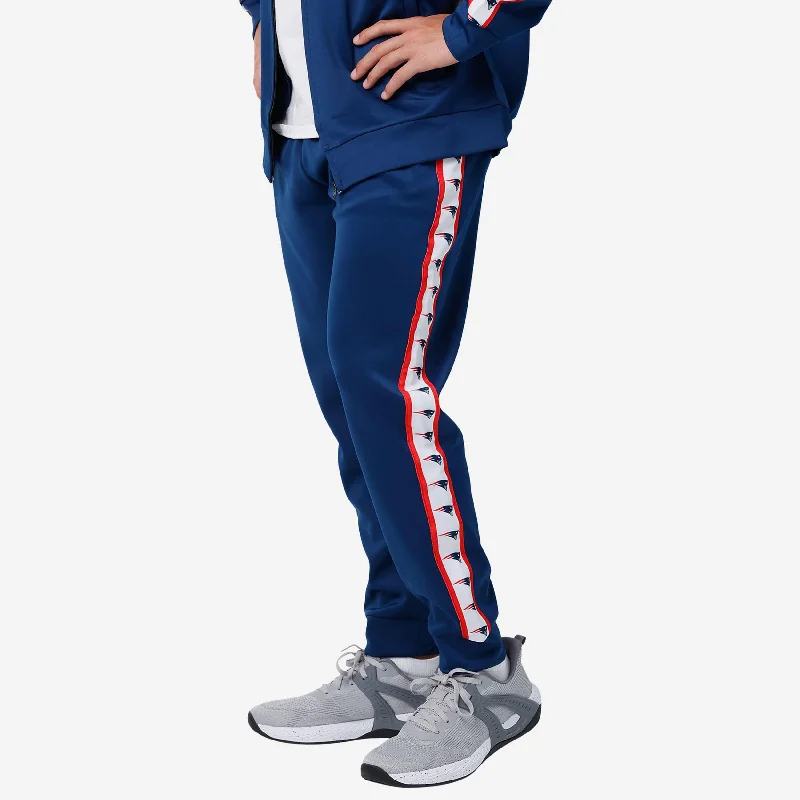 New England Patriots Stripe Logo Track Pants