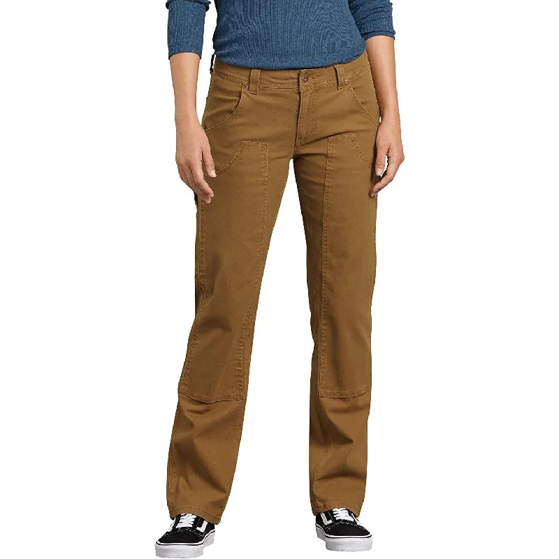 Dickies Women's Stretch Duck Double Front Carpenter Pant Cozy Jogger Leggings
