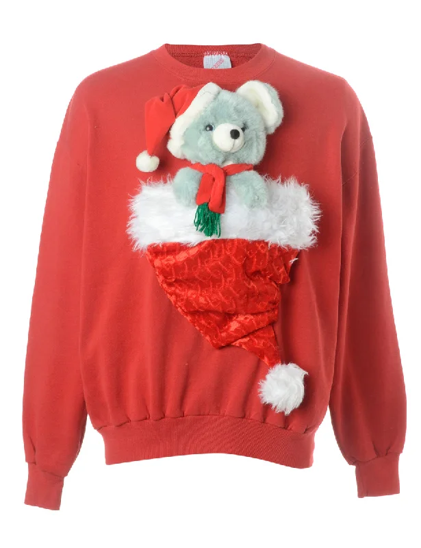 Label Novelty Christmas Sweatshirt