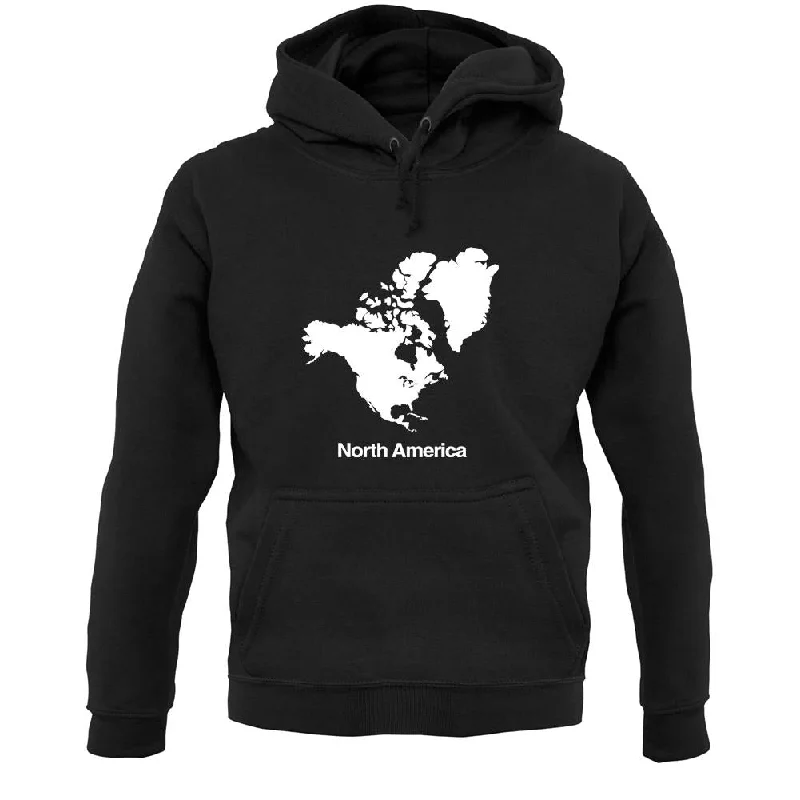 North America Silhouette Unisex Hoodie