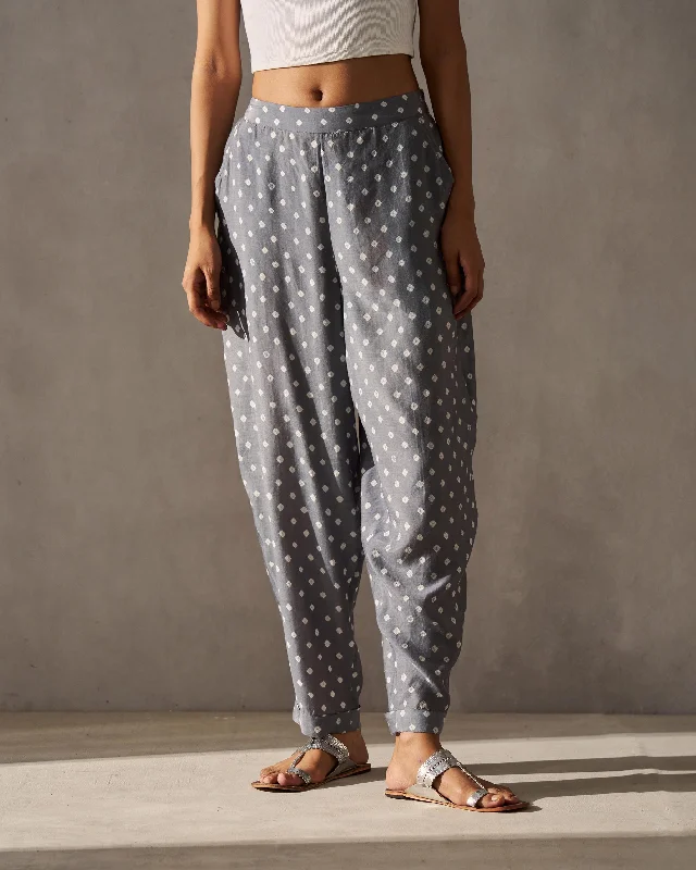 Form Narrow Pants - Grey Cozy Full-Length Pants