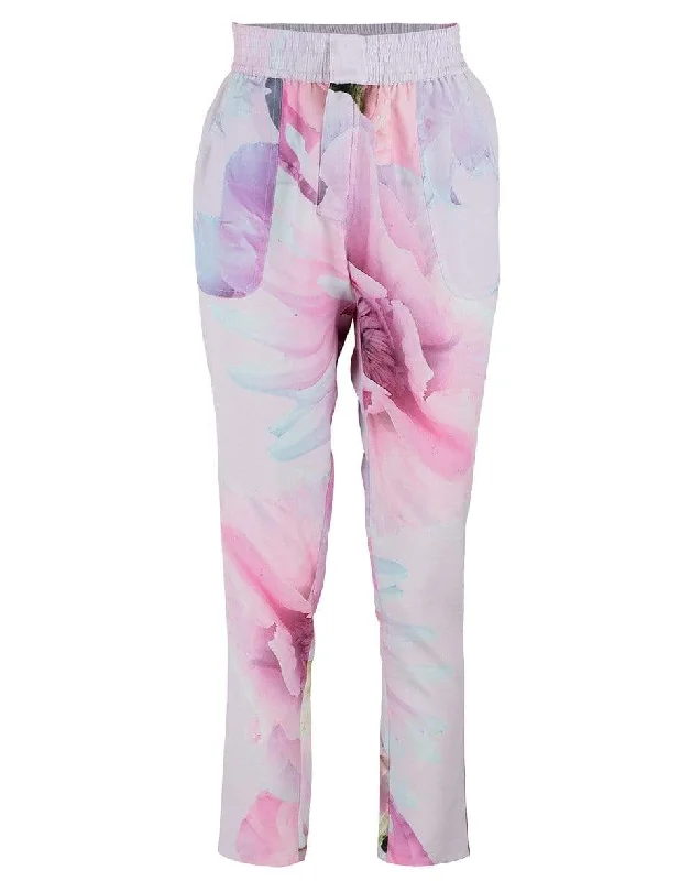 Pink Flower Pants