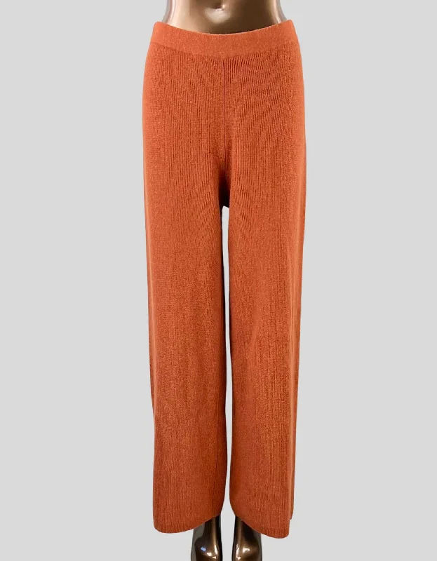 CULT GAIA Cashmere Knit Pull-On Ankle High Waist Pants - Medium Comfortable Fleece Pants CULT GAIA Cashmere Knit Pull-On Ankle High Waist Pants - Medium Comfortable Fleece Pants