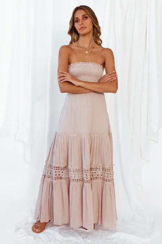 Agatha Maxi Dress Mocha