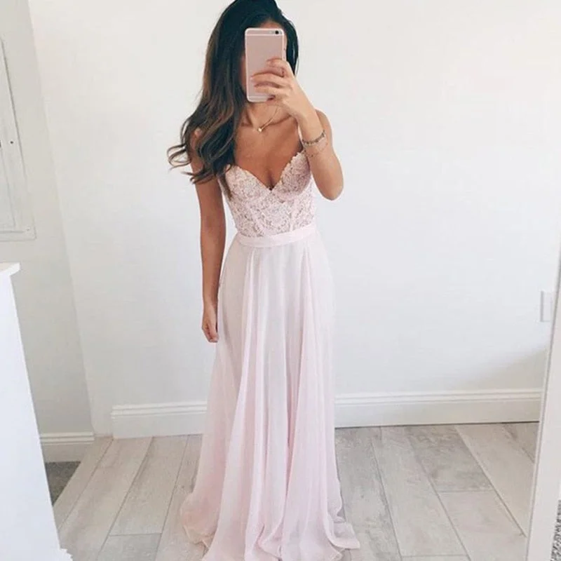 Summer Sexy Strap V Neck Backless Lace Long Dress 2022 Women Casual Elegant Party Wedding Tulle Maxi Dresses vestidos