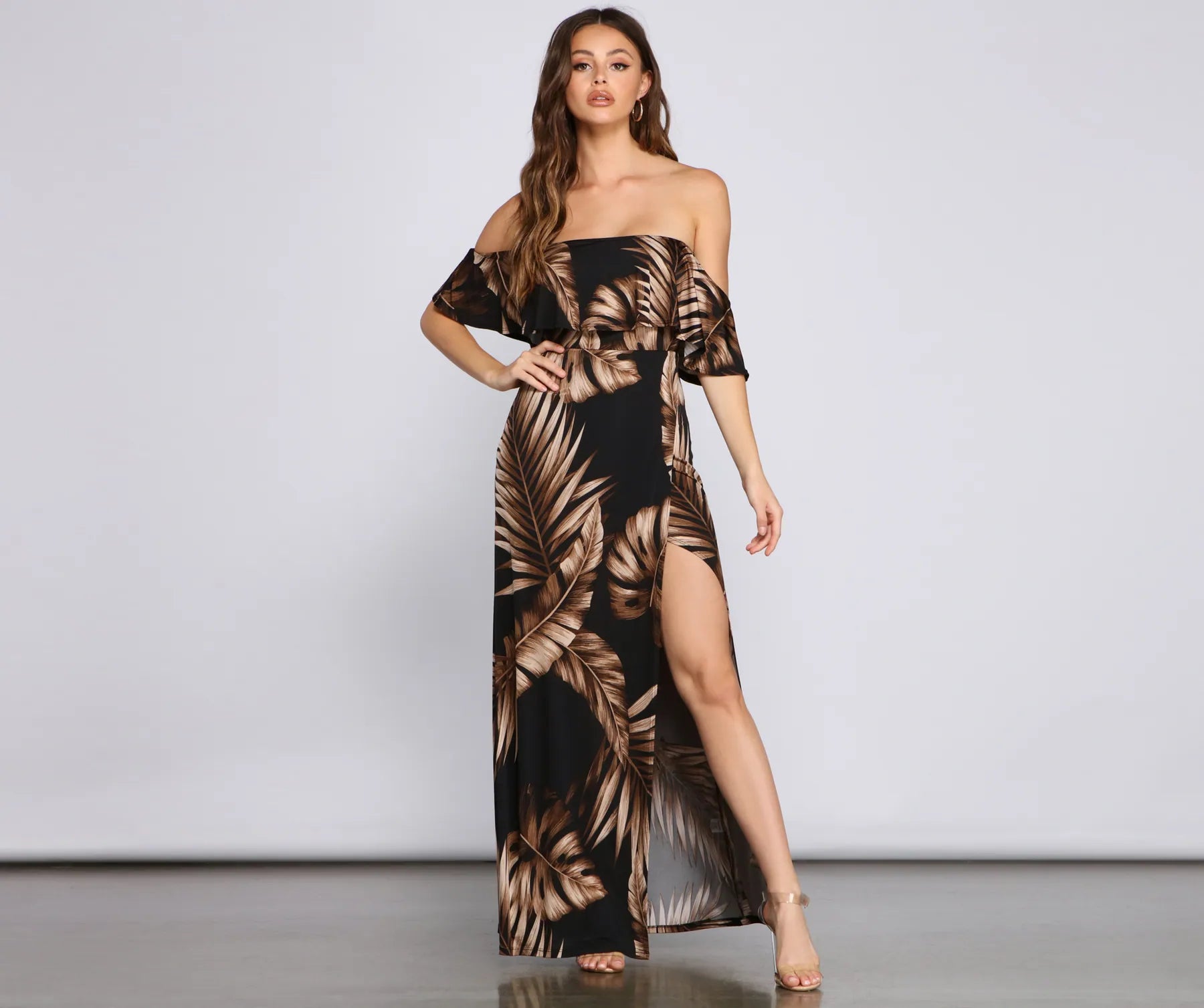 Bring The Heat Maxi Dress Fashionable Printed Maxi Dress