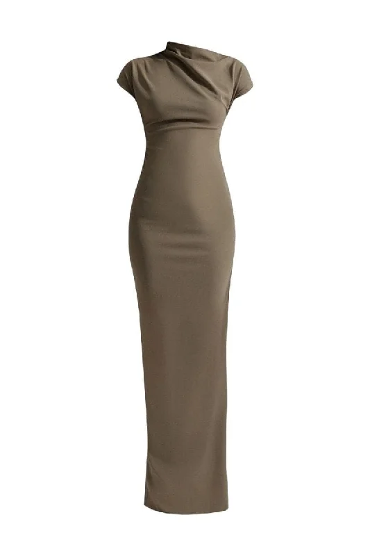 CULT MIA X DEME BY GABRIELLA ARIA MAXI DRESS Fashionable Layered Maxi Dress