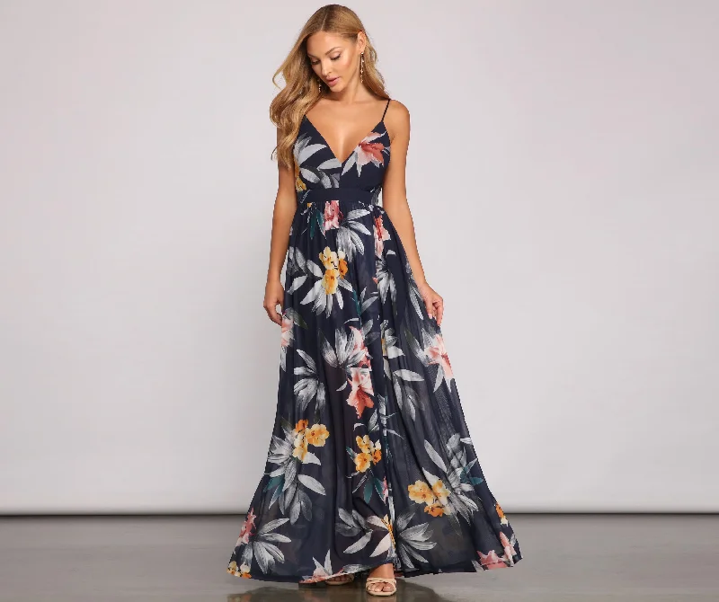 Dreamy Vacay Vibes Maxi Dress Cozy Maxi Dress with Slit