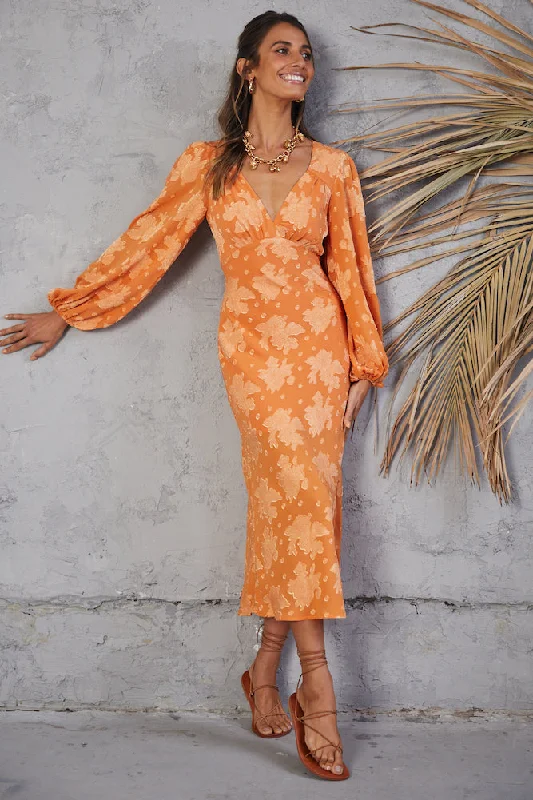 Endless Possibilities Maxi Dress Orange