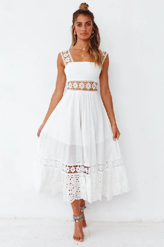 Eugenia Maxi Dress White