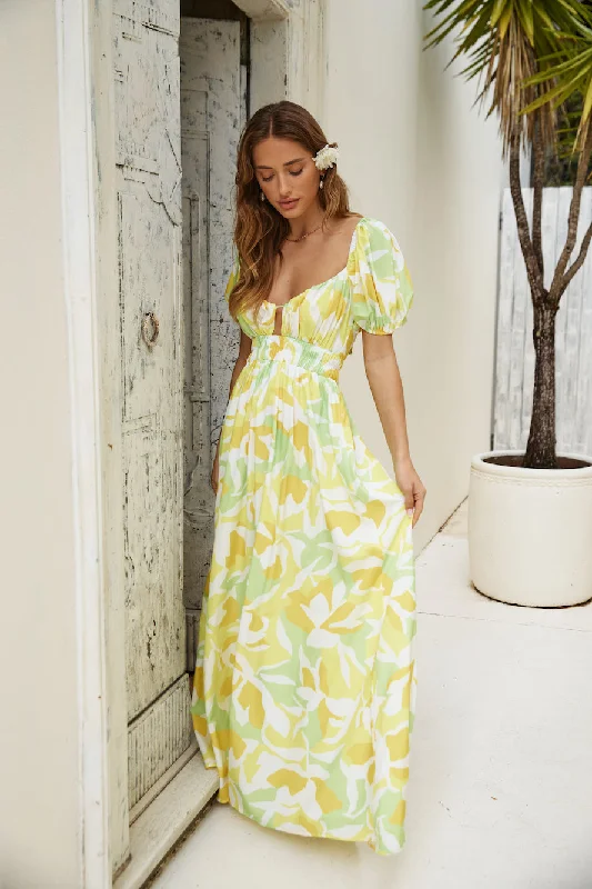 Freedom Found Maxi Dress Yellow