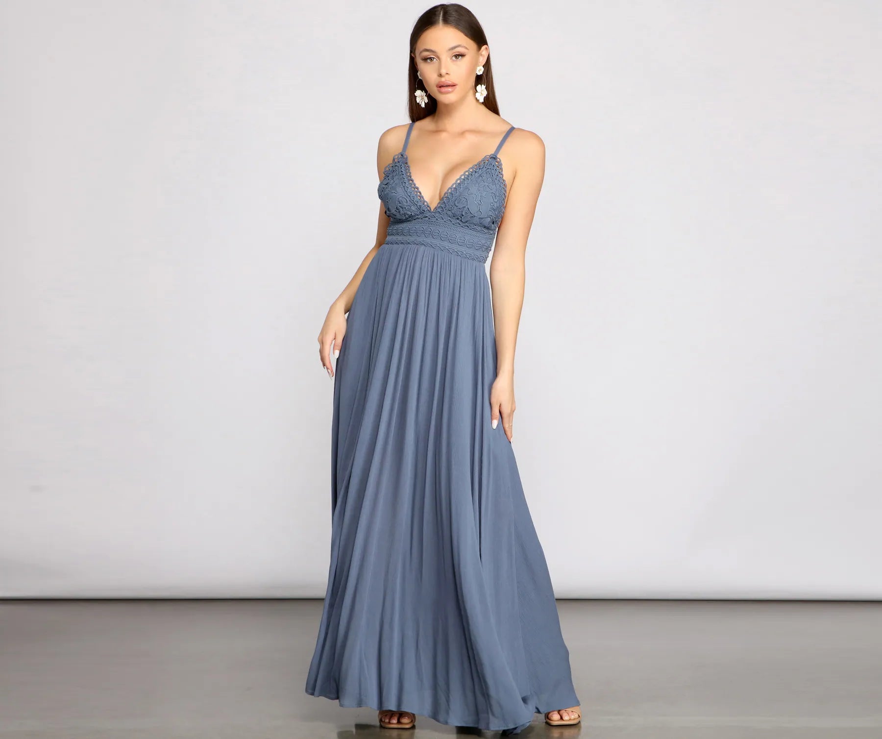 Go With The Flow Maxi Dress Fashionable Button-Down Maxi Dress