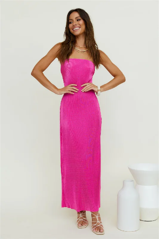 Thinking Of Dusk Maxi Dress Pink Trendy Floral Print Maxi Dress