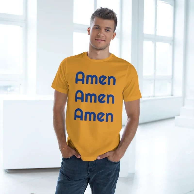 Amen Christian Unisex Tee, Best Unisex Deluxe Christian Religious T-shirt For Men or Women (US Size: XS-3XL)