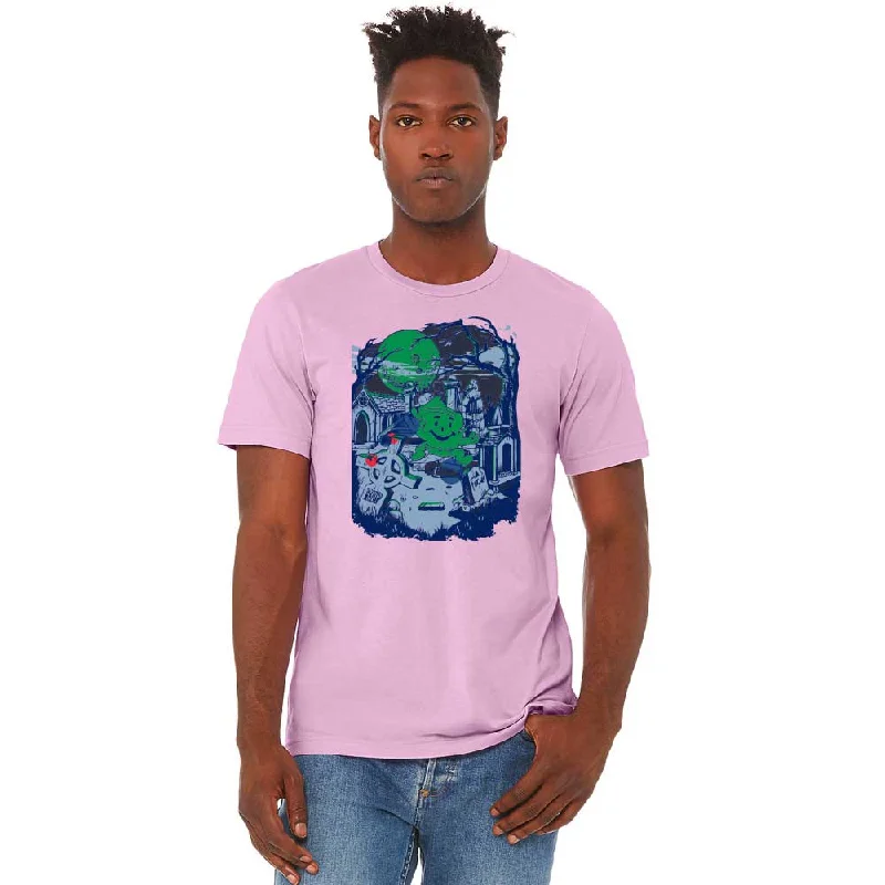 Focus Boardshop Graveyard Short Sleeve T-Shirt Knit Fabric Woven Fabric Fleece Fabric