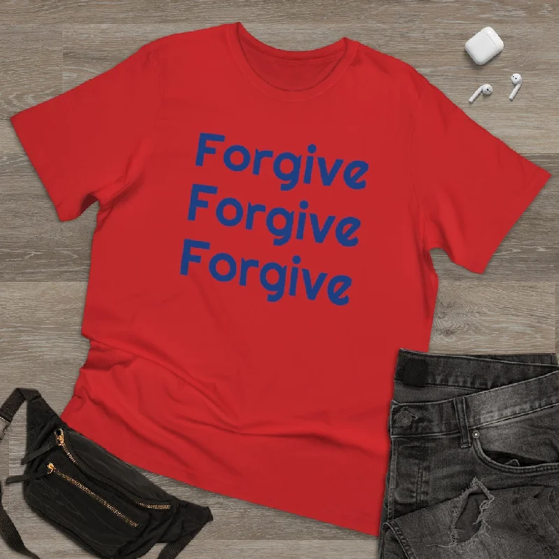 Forgive Christian Unisex Tee, Best Unisex Deluxe T-shirt For Men or Women (US Size: XS-3XL) Cotton Fabric Linen Fabric Terry Fabric