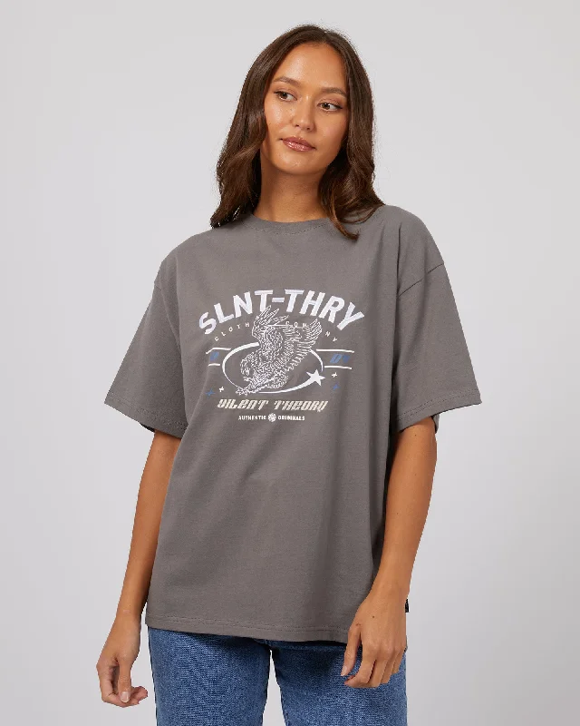 Guardian Tee Coal Mesh Blend Leather Blend Suede Blend