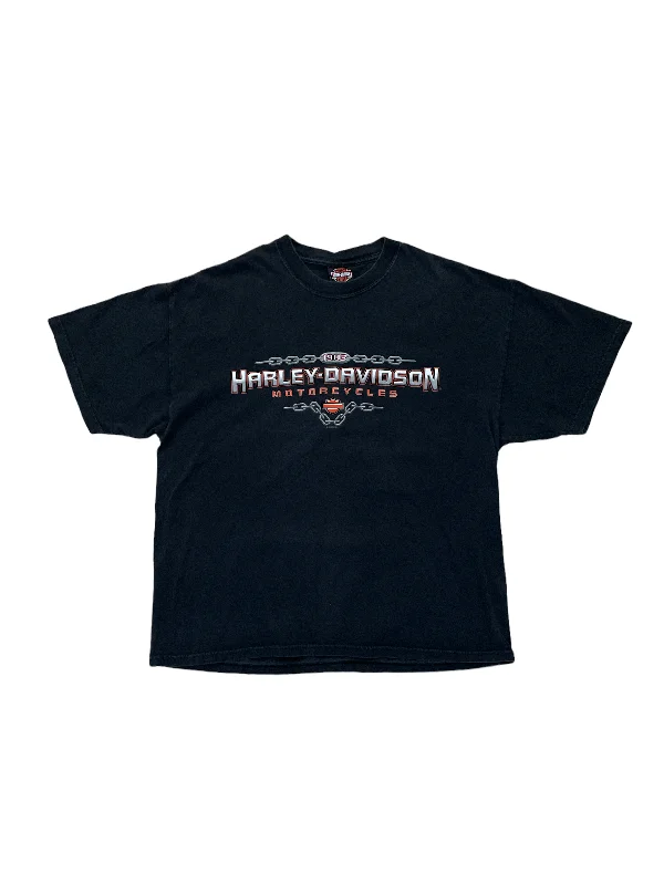 Harley Davidson Chain T-Shirt Polka Dot Checkered Tartan