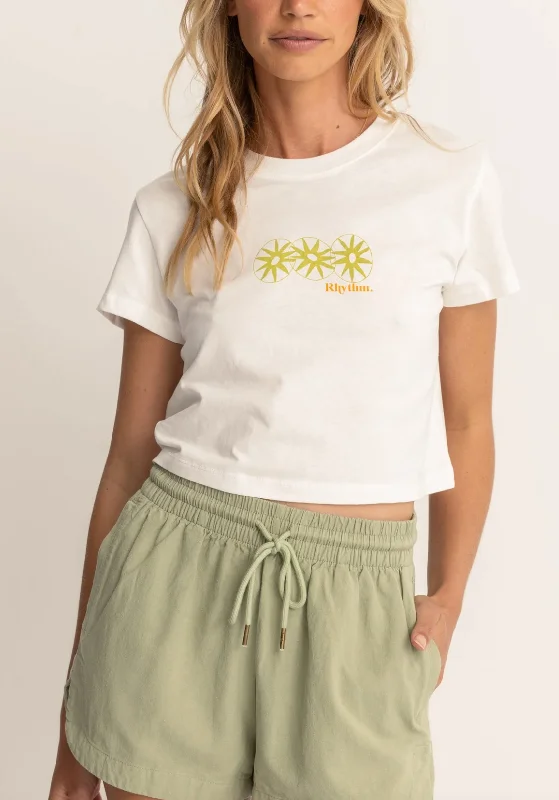 Horizon Vintage Crop Crew Tee