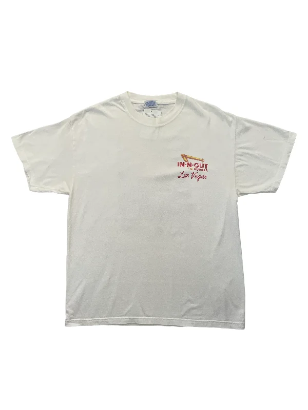 In N Out Burger Las Vegas T-Shirt Solid Print Embellished