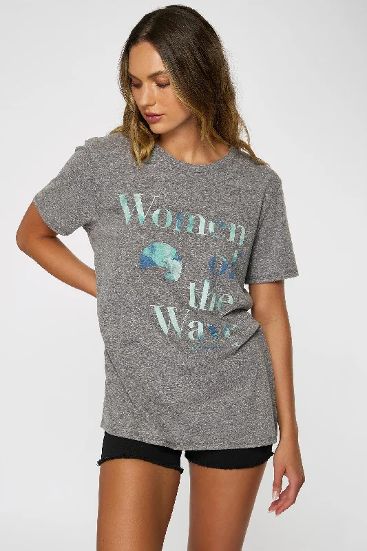 LADIES WATER DROPLET TEE Zippered Front Buttoned Front Snap Front