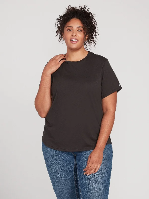 One Of Each Plus Size Tee - Black Casual Formal Business