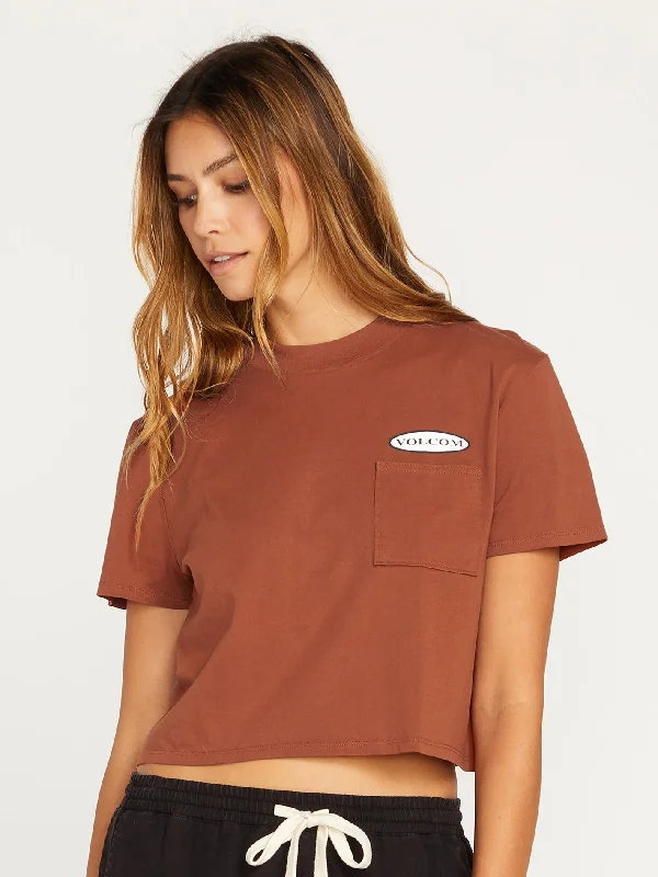 Pocket Dial T-shirt - DARK CLAY