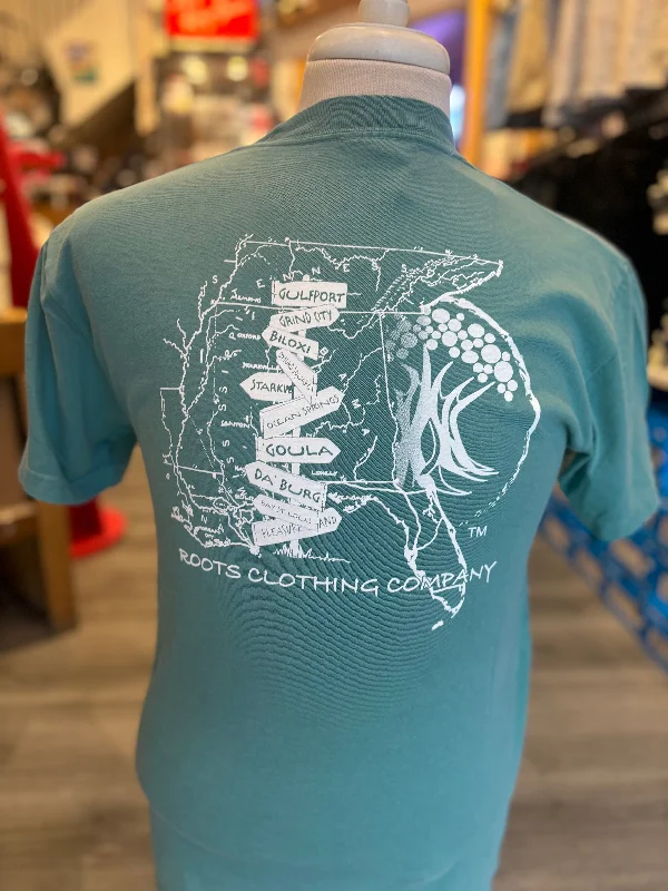 Roots Mississippi Crossroads Tee Anti-Shrink Durable Soft