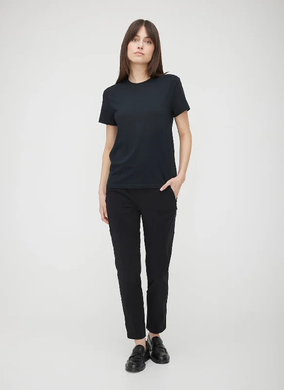 Soho Crew Neck Tee Hooded Caped Shawl Collar