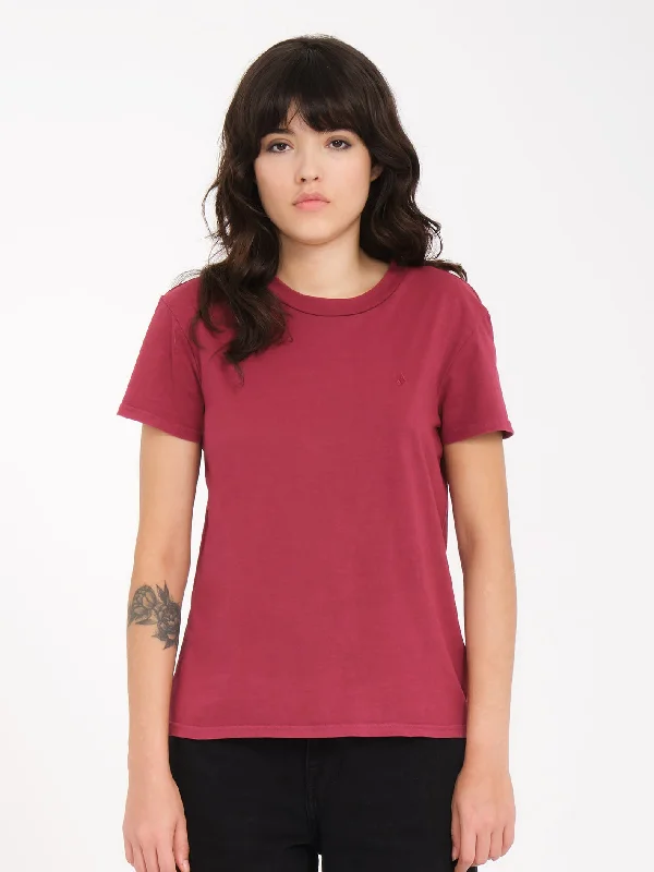 Solid Stone T-shirt - WINE