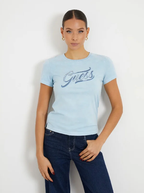 STONES LOGO TEE Lace Blend Ribbed Blend Corduroy Blend