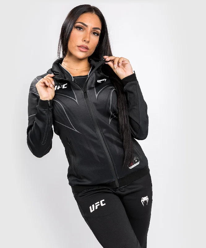 Sweatshirt à Capuche Femme UFC Venum Authentic Fight Night 2.0 - Noir Collared T-Shirt Boat Neck A-Line