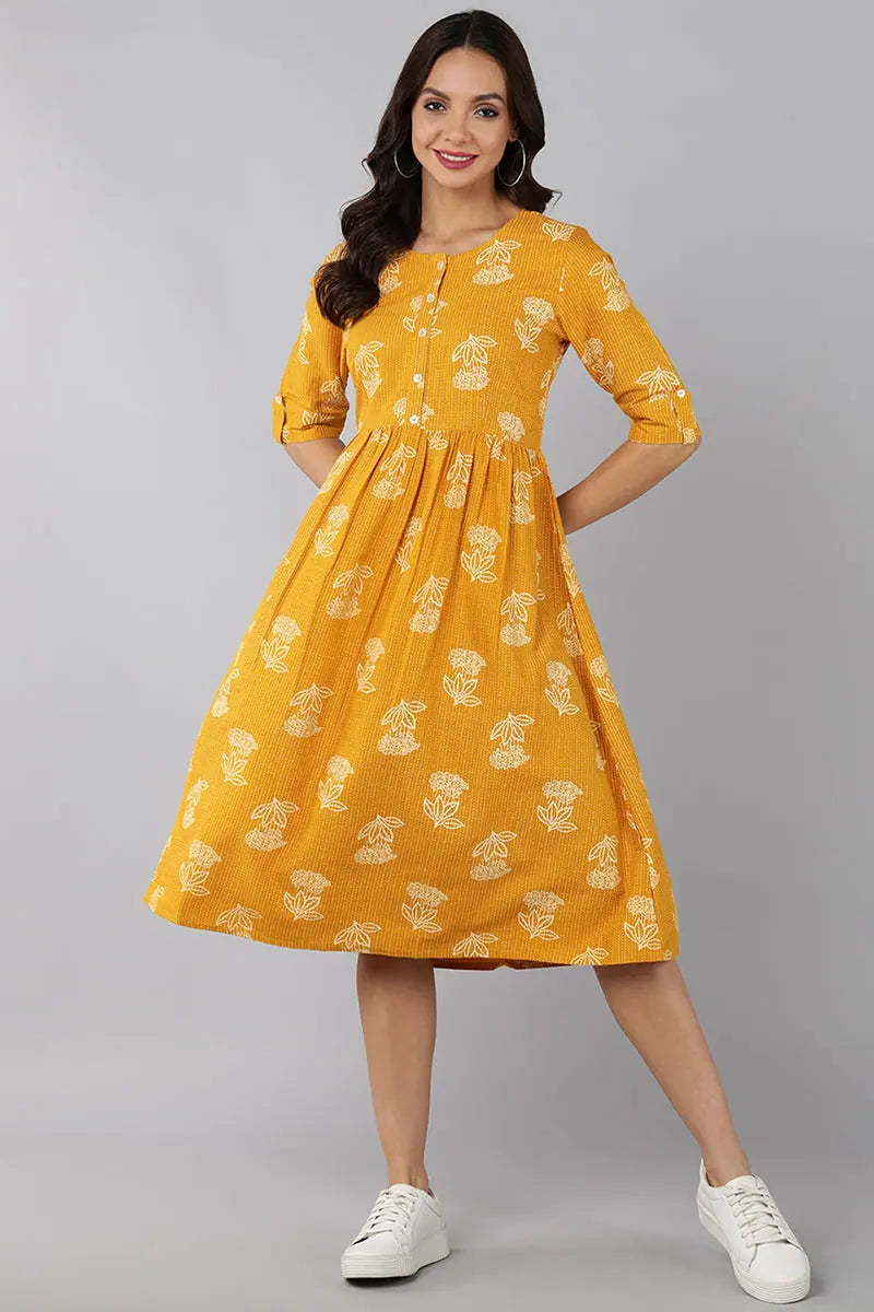 Ahika Cotton Printed Dresses-VD1205_XS