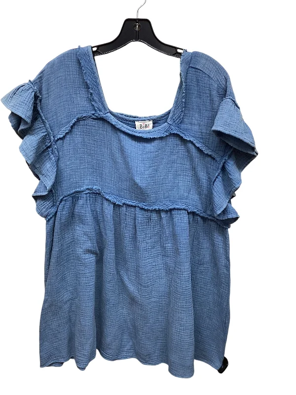 Dress Casual Short By Bibi In Blue, Size: L