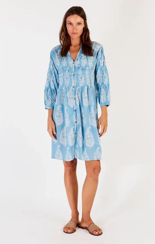 Ibisa - Detroit Dress - Cloud