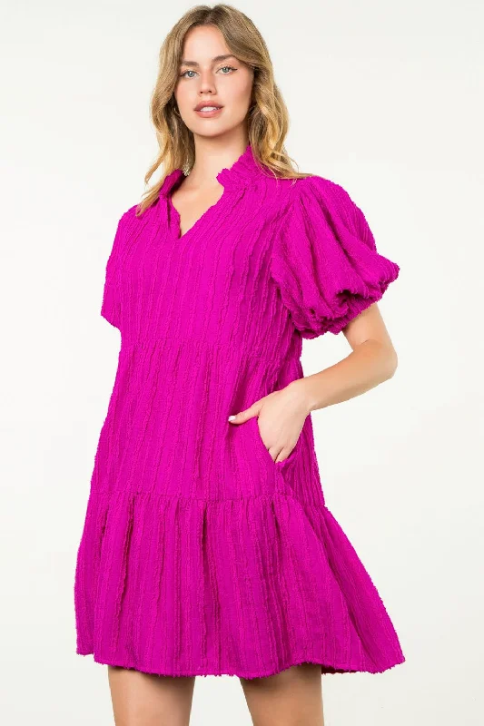Kylie Dress | Fuchsia