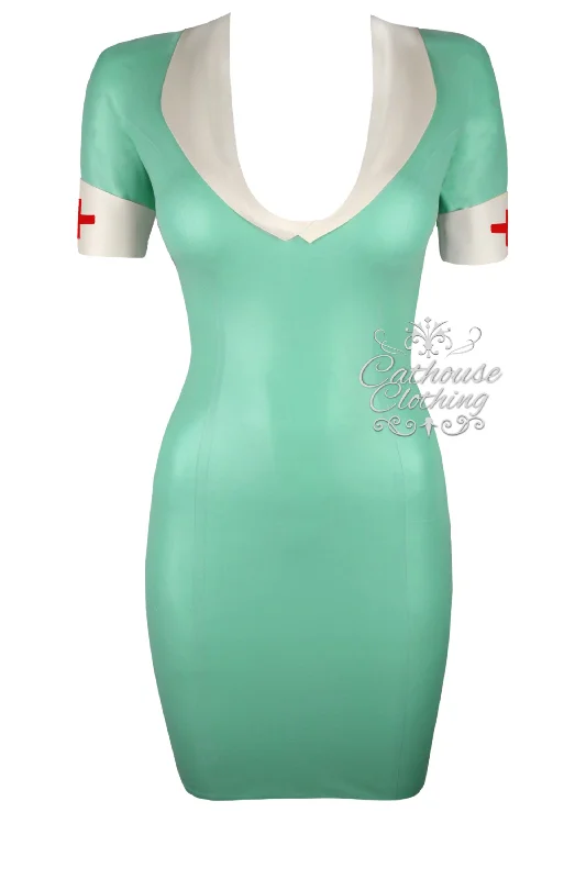 Latex nurse dress