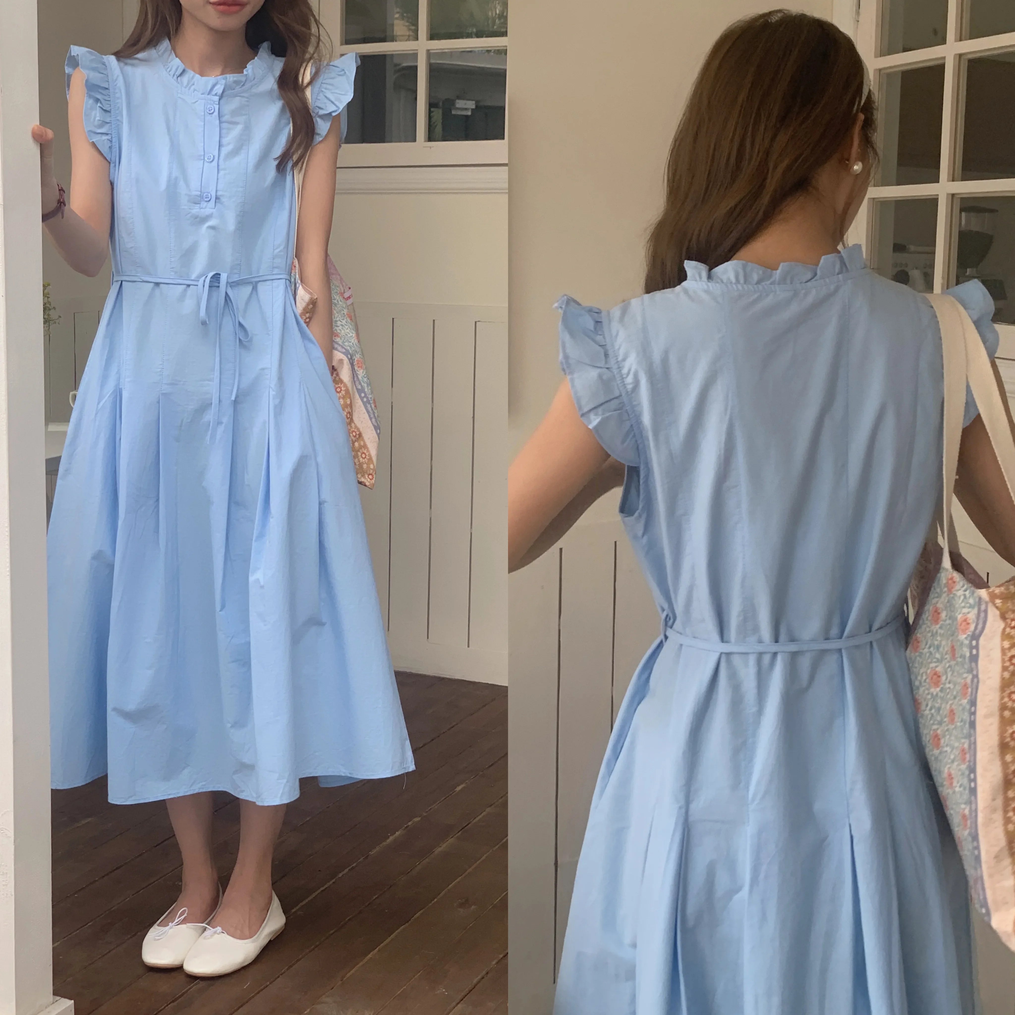 Luxury Blue Long Dress