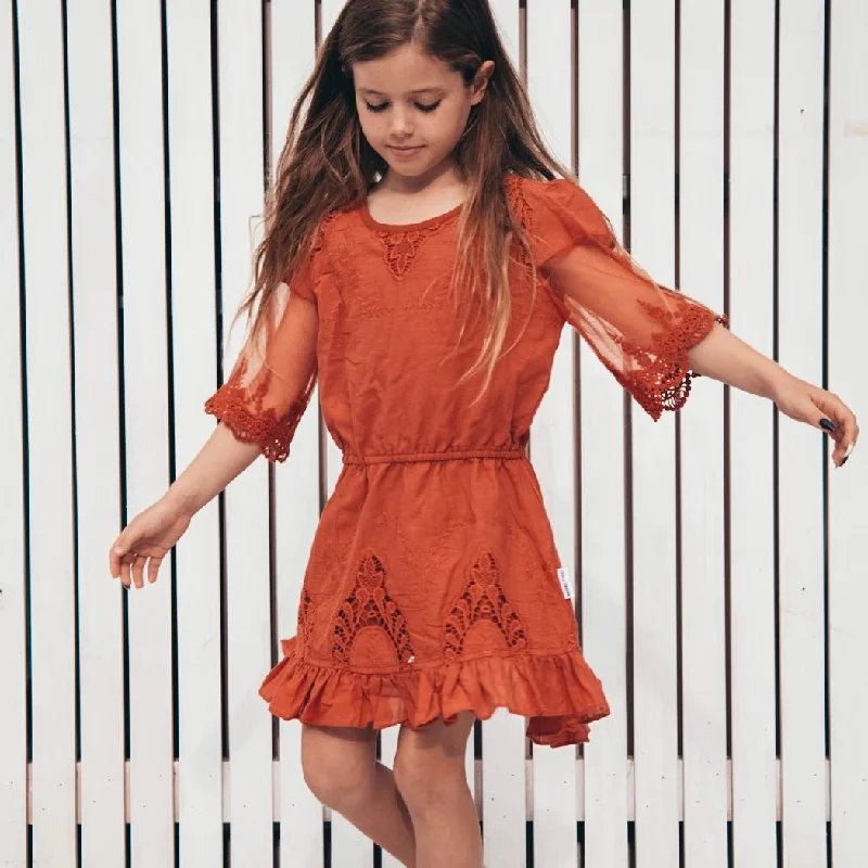 BOHO DRESS GINGER SPICE