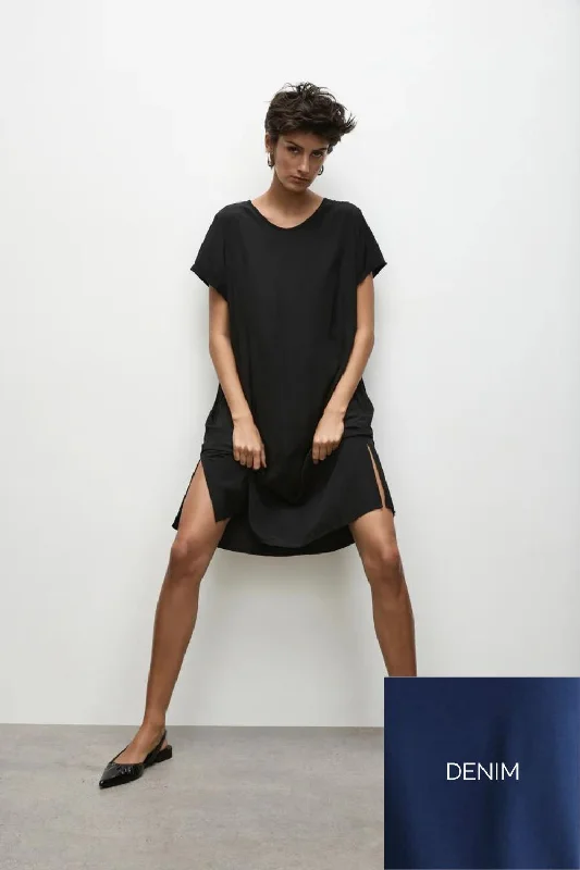 Transit T Dress | Denim