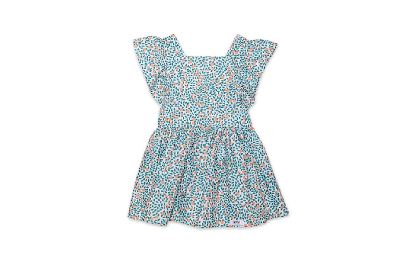 Vintage Inspired Dress in Orange Grove